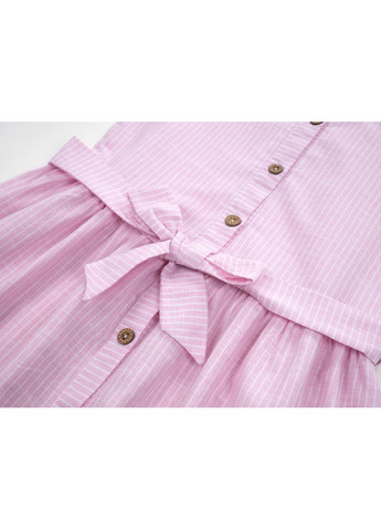 Розовое платье в полосочку (201015-158g-pink) Bushra (257139463)