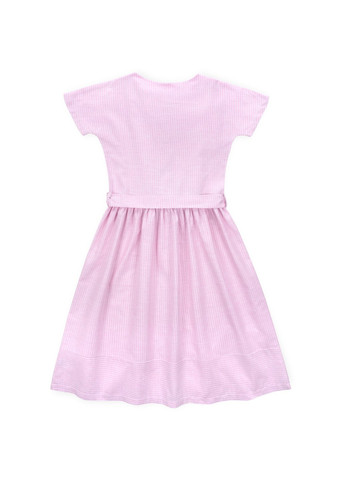 Розовое платье в полосочку (201015-158g-pink) Bushra (257139463)