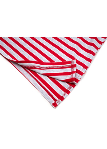 Червона сукня в смужку з топом (12358-128g-red) Breeze (257142087)