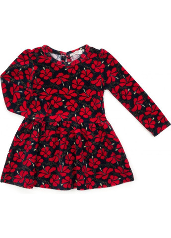 Червона сукня велюрова (14880-86g-red) Breeze (257139851)