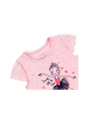 Персикова сукня з балеринкою (10735-86g-peach) Breeze (257139610)