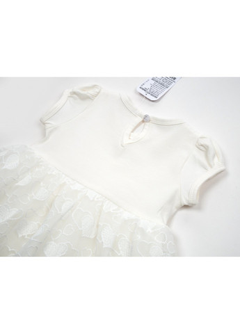 Комбінована сукня з сердечками (14581-104g-cream) Breeze (257140162)