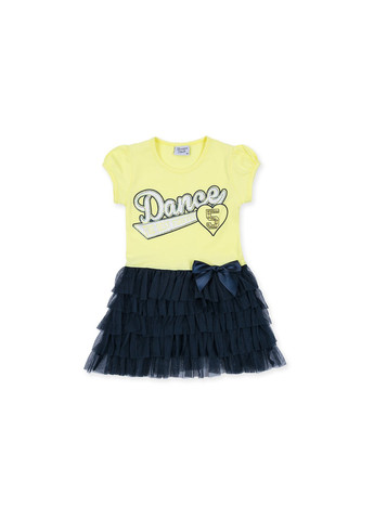 Жовта сукня з багатошаровою спідницею "dance" (8754-104g-yellow) Breeze (257141023)