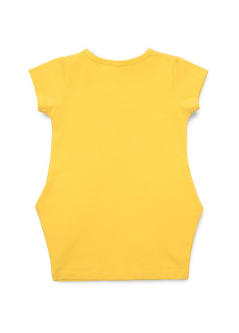 Жёлтое платье с единорогом (15744-98b-yellow) Breeze (257141628)