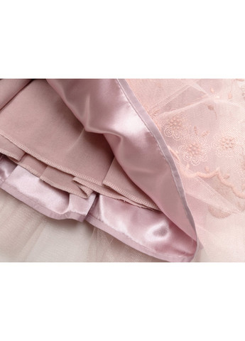 Розовое платье tivido праздничное с украшением (2135-110g-pink) Power (257142515)