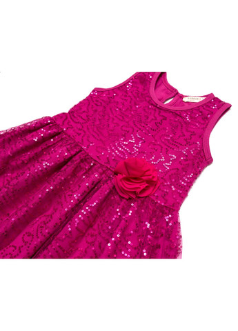 Комбінована сукня святкова з паєтками (12740-140g-fuchsiа) Breeze (257141747)