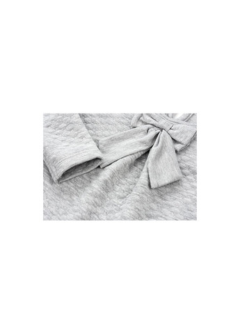 Серое платье с бантом (11533-110g-gray) Breeze (257140812)