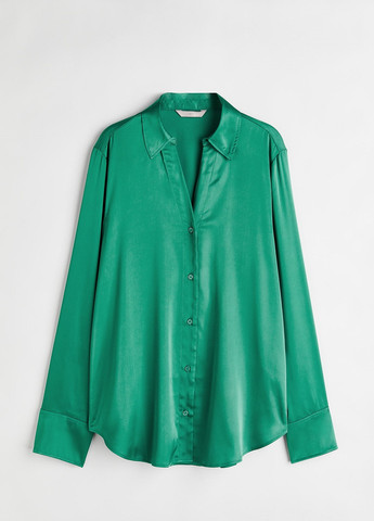 Зелена демісезонна блузка H&M