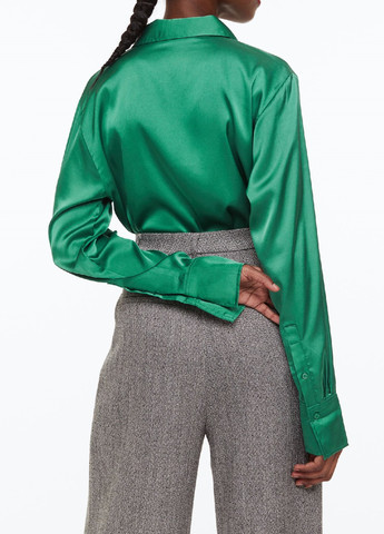Зелена демісезонна блузка H&M