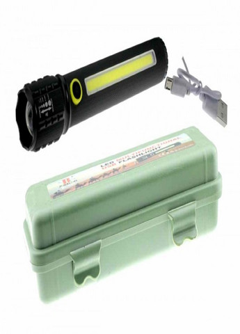 Ліхтар ручний металевий акумуляторний Bailong BL-C72 P50 COB USB No Brand (257169849)