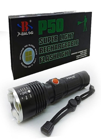 Мощный ручной аккумуляторный фонарик X-BALOG BL-P07-P50 No Brand (257169816)