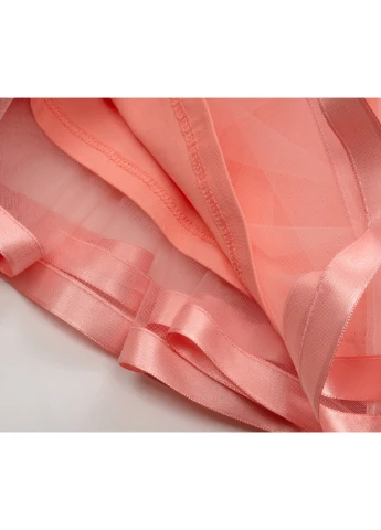 Персикова сукня з фатиновою спідницею (12302-104g-peach) Breeze (257207064)