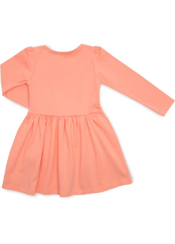 Персикова сукня з котиками (17920-116g-peach) Breeze (257208194)