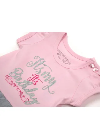 Рожева сукня "its my birthday" (11239-74g-pink) Breeze (257207716)