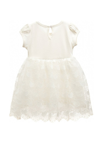 Комбінована сукня з сердечками (14581-98g-cream) Breeze (257209086)