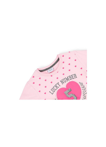 Спортивний костюм із серцем (9347-140G-pink) Breeze (257206981)
