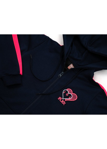 Спортивний костюм із серцем (S-703-140G-blue) Joi (257205502)