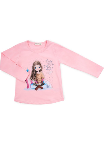 Комбинированный демисезонный набор детской одежды "cute little girl" (13881-104g-pink) Breeze