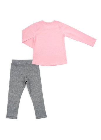 Комбінований демісезонний набір дитячого одягу "cute little girl" (13881-104g-pink) Breeze