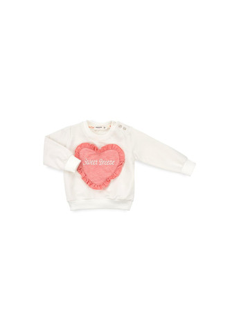 Комбінований демісезонний набір дитячого одягу із серцем та оберненою (11261-80g-peach) Breeze