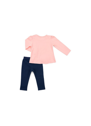 Комбинированный демисезонный набор детской одежды с зайчиками (10038-104g-pink) Breeze