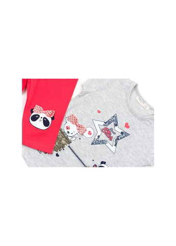 Комбинированный летний набор детской одежды sweet star (12091-98g-gray) Breeze