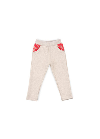 Комбинированный демисезонный набор детской одежды с кружевными вставками (10072-104b-beige) Breeze