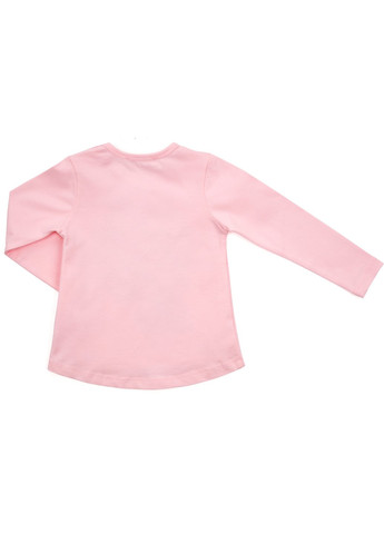Комбінований демісезонний набір дитячого одягу з дівчинкою з букетом (13258-104g-pink) Breeze