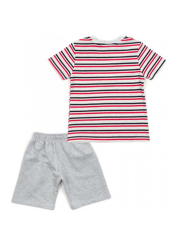 Червоний літній набір дитячого одягу в смужку (15997-92b-red) Breeze