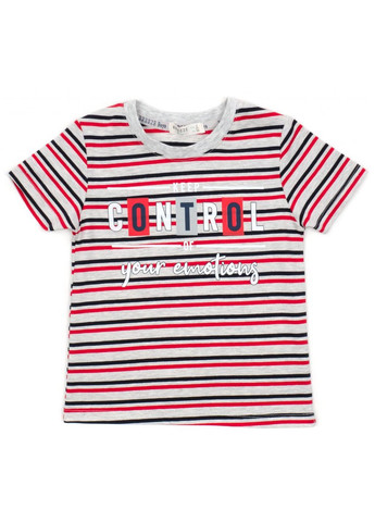 Червоний літній набір дитячого одягу в смужку (15997-110b-red) Breeze