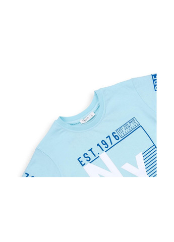 Блакитний літній набір дитячого одягу "brooklyn" (10143-128b-blue) E&H