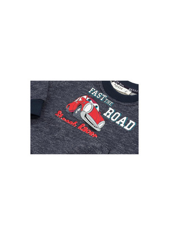 Блакитний демісезонний набір дитячого одягу "fast the road" (9527-86b-blue) Breeze