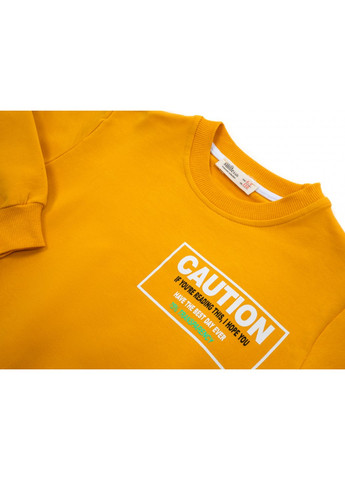 Желтый демисезонный набор детской одежды "caution" (6161-116b-yellow) Smile