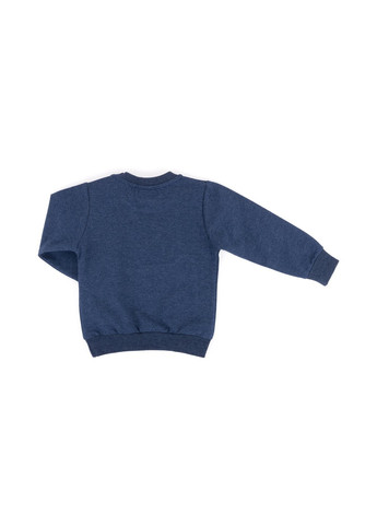 Голубой демисезонный набор детской одежды с котиком на кармане (9701-80b-blue) Breeze