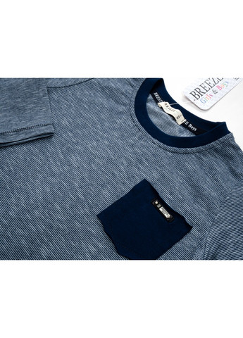 Кофта с кармашком (15896-98B-blue) Breeze (257204506)