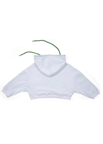 Кофта з капюшоном укорочена (4134-158G-white) A-yugi (257204671)