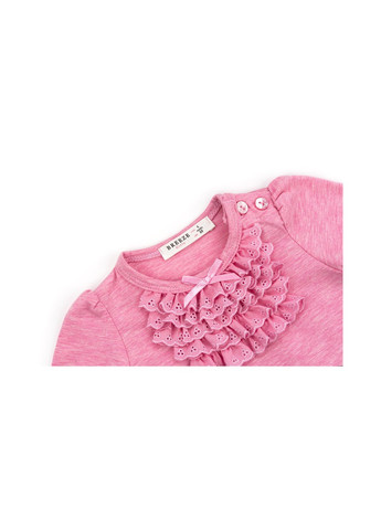 Кофта с кружевной оборкой (10040-92G-pink) Breeze (257204444)