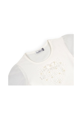 Кофта с цветочками (10134-1-128G-cream) Matilda (257204024)