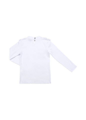 Кофта з мереживним коміром (9269-140G-white) Breeze (257204362)