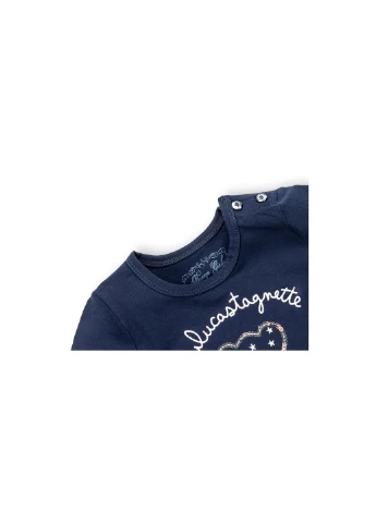 Кофта с мишкой (11576-98G-blue) Breeze (257204518)