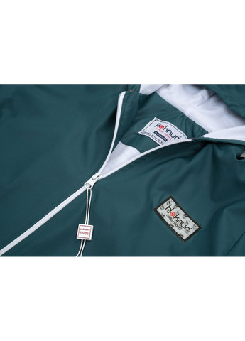 Зелена демісезонна куртка ветровка з манжетами (7910-134b-green) Haknur
