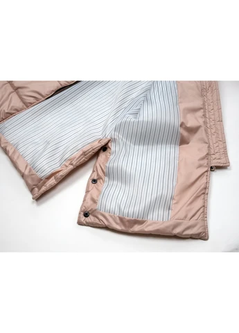 Рожева демісезонна куртка пальто "donna" (21705-158g-pink) Brilliant