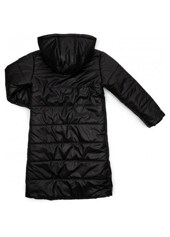 Чорна демісезонна куртка пальто "donna" (21705-140g-black) Brilliant