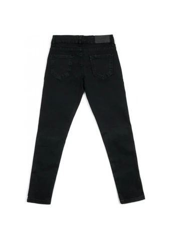 Черные демисезонные джинсы с дырками (20214-134g-black) Breeze