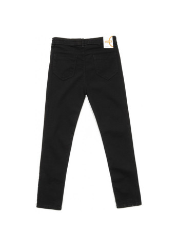 Черные демисезонные джинсы с потертостями (57994-170b-black) Sercino