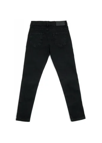 Черные демисезонные джинсы с дырками (20214-134g-black) Breeze