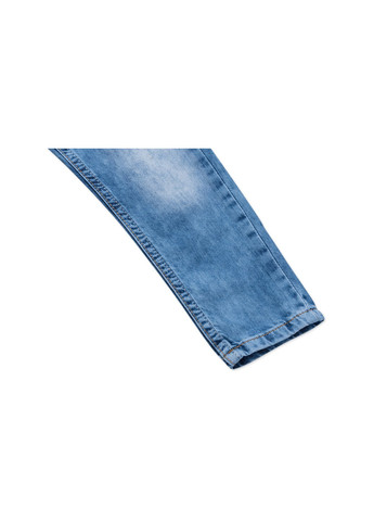 Комбинированные демисезонные джинсы с потертостями (20072-110b-jeans) Breeze