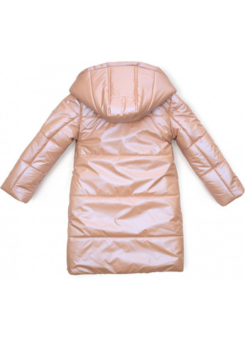 Рожева демісезонна куртка пальто "rozi" (21706-122g-pink) Brilliant