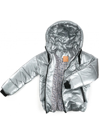 Серая демисезонная куртка "frida" (20713-164g-gray) Brilliant