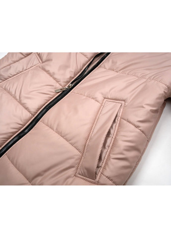 Рожева демісезонна куртка пальто "donna" (21705-158g-pink) Brilliant